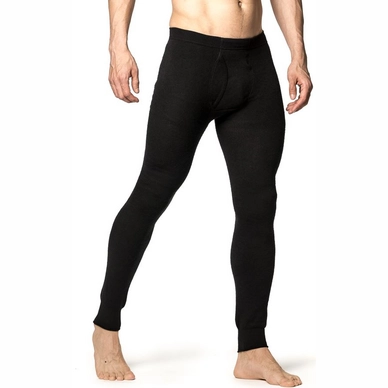 Thermal Leggings Woolpower Long Johns With Fly 200 Men Pine Green