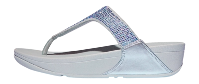 Slipper FitFlop Lulu Toepost Hotfix Damen Quiet Blue