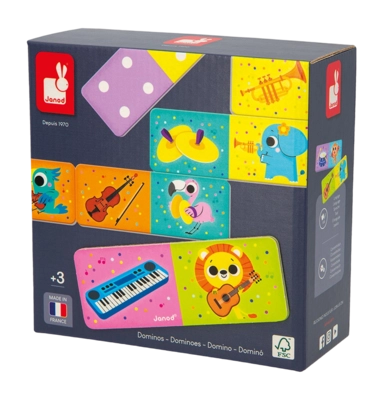 Educatief Speelgoed Janod Domino Muziekinstrumenten