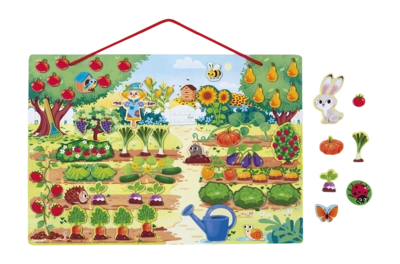 Educatief Speelgoed Janod Magneetbord Moestuin