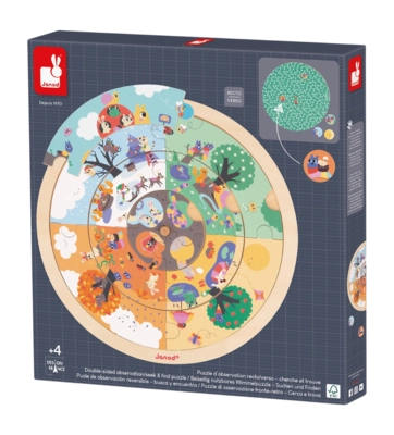 Educatief Speelgoed Janod Pedagogie Observatiepuzzel De Ronde Tuin