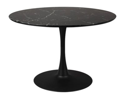Eettafel White Label Living Maru Black