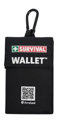 EHBO Set SURVIVAL Wallet 2.0 Black
