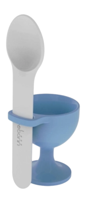 Eierdop Trebonn Met Lepel Blauw
