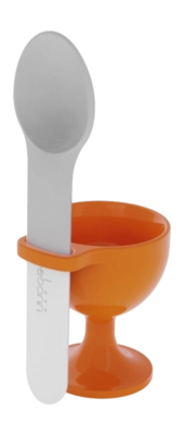 Eierdop Trebonn Met Lepel Oranje