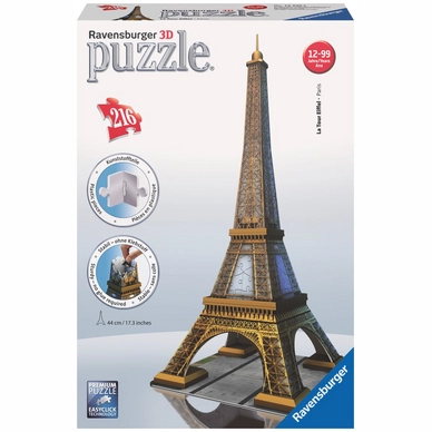 Puzzel Ravensburger Eiffeltoren 3D (216 Stukjes)