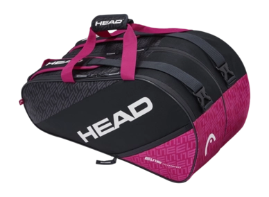 Padel Tas HEAD Elite Supercombi Antracite Pink