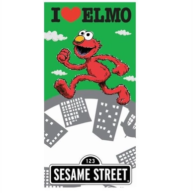 Strandlaken Elmo Sesamstraat