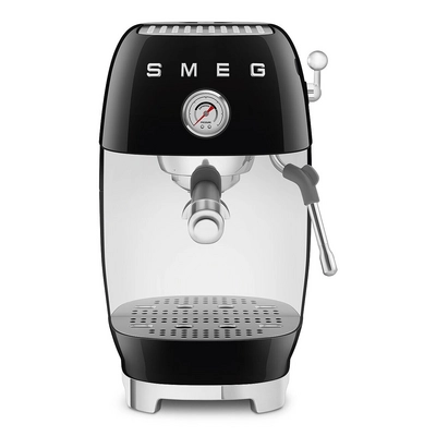 Espresso koffiemachine Smeg ECF03BLEU 50's Style Zwart