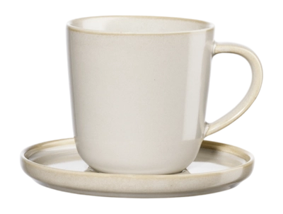 Espressokop Met Schotel ASA Selection Coppa Tofu Nude 80 ml