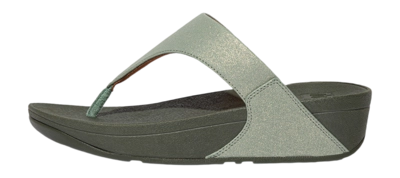 FitFlop Lulu Toe Post Sparkle Bay Green Damen