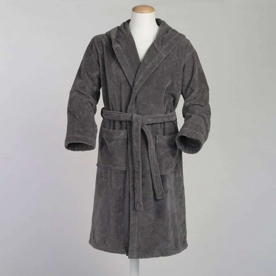 Badjas Terry Velours Dark Grey Man Yumeko