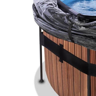exit-wood-zwembad-o450x122cm-met-overkapping-en-filterpomp-bruin (3)