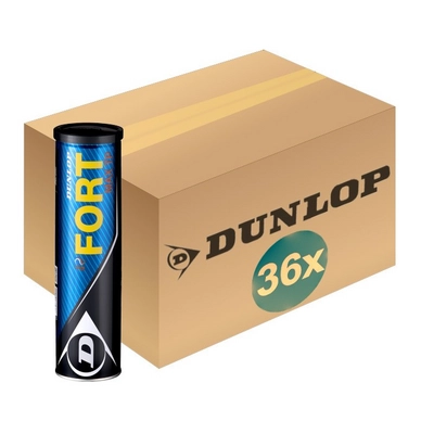 Tennisbal Dunlop Fort Max TP  4 Tin (Doos 36x4)