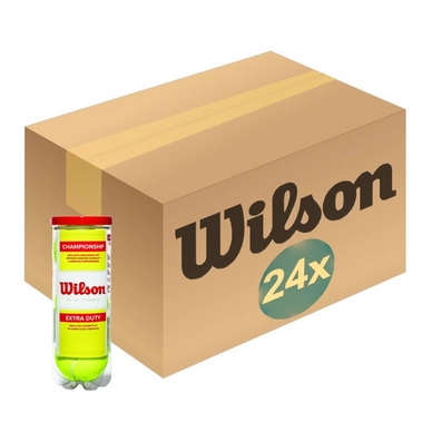 Tennisbälle Wilson Champ XD Gelb 3-Tin (Paket 24x3)