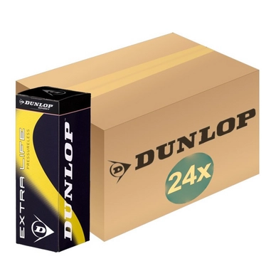 Balles de tennis Dunlop Extra Life 3-Balles Box (Carton 24x3)