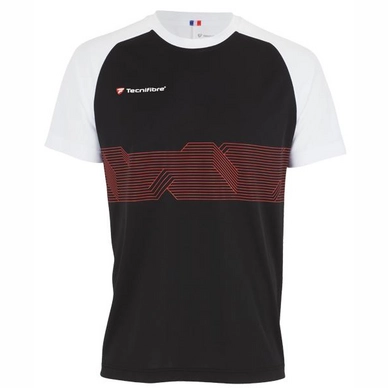 T-shirt de tennis Homme Tecnifibre F2 Airmesh Noir