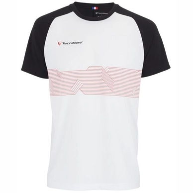 T-shirt de tennis Homme Tecnifibre F2 Airmesh Blanc