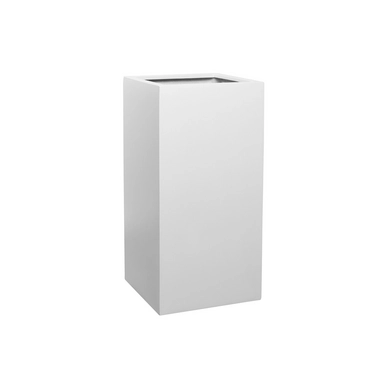 Blumentopf Pottery Pots Bouvy L Matt White 40 x 40 x 80 cm