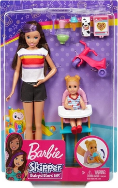 Barbie Babysitter speelset: Etenstijd (GHV87)