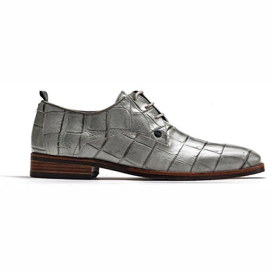 Rehab Falco Croco Shiny Grey Herren