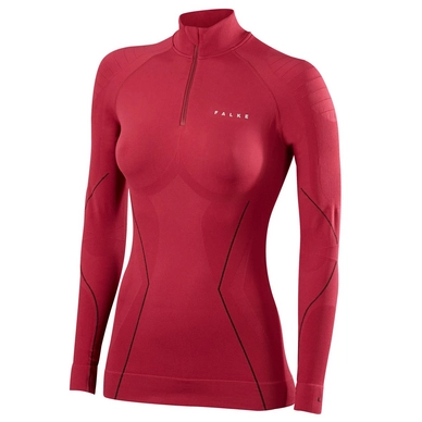 Skipully Falke Women Zip Athletic Red Plum