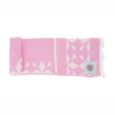 Hamamtuch Call It Fouta Fancy Pink
