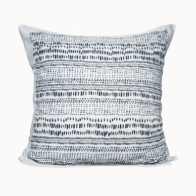 Zierkissen Marc O'Polo Fara Blau Baumwoll-Satin (40 x 80 cm)