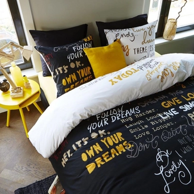 Dekbedovertrek Beddinghouse Feel Good Yellow Katoen