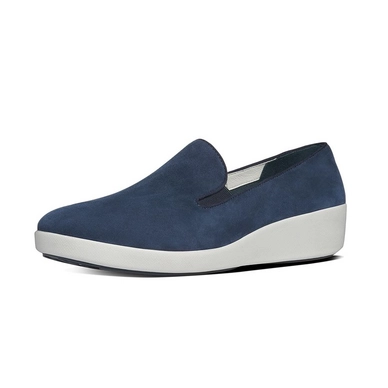 FF2 by FitFlop F-Pop Skate Suede Supernavy