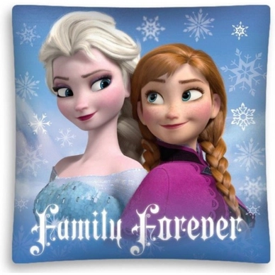 Sierkussen Frozen Family Forever Group Blauw (40 x 40 cm)