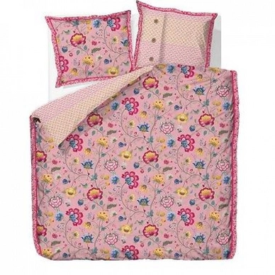 Taies d'oreiller PiP Studio Floral Fantasy Old Pink Percale (65 x 65 cm)