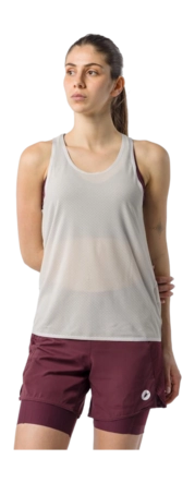 Fiets Tanktop Castelli Women Comfort Travel Mesh Top Silver Moon