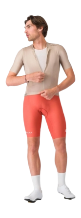 Fietsbroek Castelli Men Espresso 2 Bibshort Paprika