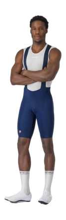 Fietsbroek Castelli Men Free Aero Race S Bibshort Belgian Blue
