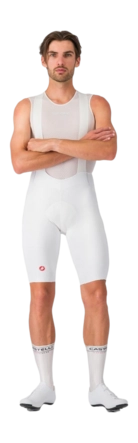 Fietsbroek Castelli Men Free Aero Race S Bibshort White