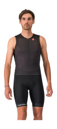 Fietsbroek Castelli Men Tri Short Black