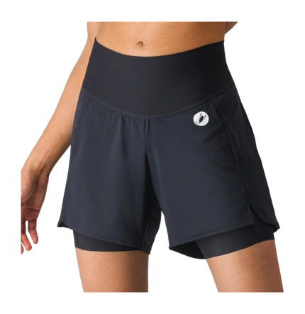 Fietsbroek Castelli Women Movement Travel Short Black