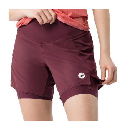 Fietsbroek Castelli Women Movement Travel Short Deep Bordeaux