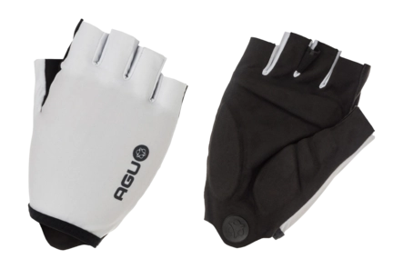 Fietshandschoen AGU Unisex Gel Gloves White
