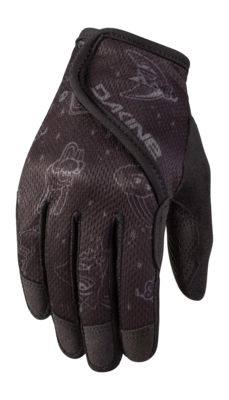 Fietshandschoen Dakine Kids Prodigy Black/White Comic Glove Kinderpasvorm