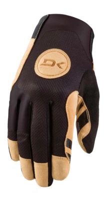 Fietshandschoen Dakine Men Covert Glove Black / Tan Nauwsluitende fit
