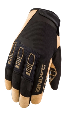 Fietshandschoen Dakine Men Cross-X Glove Black / Tan Nauwsluitend