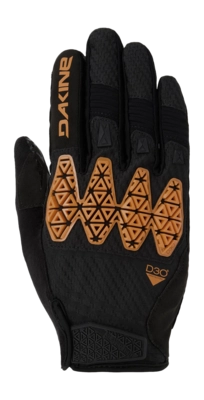 Fietshandschoen Dakine Men Slayer D3O Glove Black / Orange Nauwsluitend