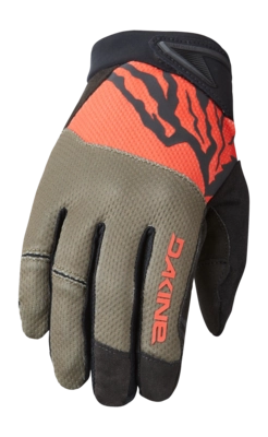 Fietshandschoen Dakine Men Syncline Gel Dark Olive Glove Nauwsluitend
