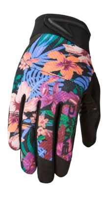 Fietshandschoen Dakine Women Syncline Gel Black Tropidelic Glove Smalle damespasvorm