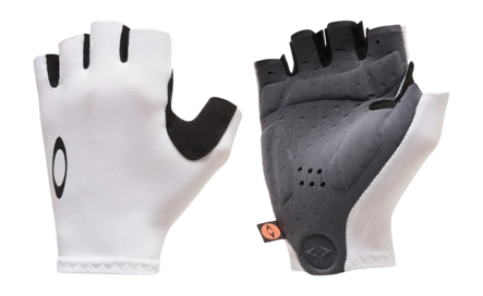Fietshandschoen Oakley Dames en heren Drops Road 2.0 White Aansluitende pasvorm