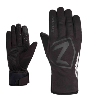 Fietshandschoen Ziener Unisex Daqua Z AS Touch Black