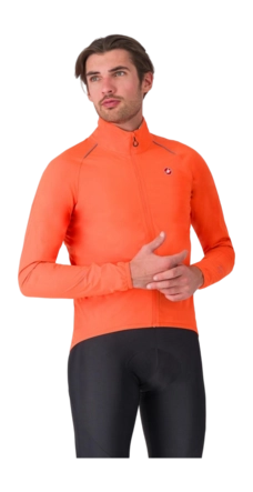 Fietsjack Castelli Men Emergency 3 Rain Brilliant Orange