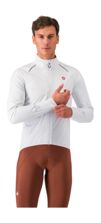 Fietsjack Castelli Men Emergency 3 Rain White